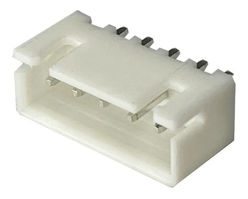 [1933] Conector Header JST XH Para PCB 5 Pines Rectos Paso 2.54mm