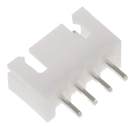[1935] Conector Header JST XH Para PCB 4 Pines Rectos Paso 2.54mm