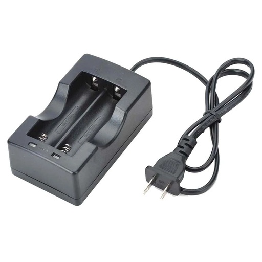[2047] Cargador De Pared Doble De Pilas Baterías 18650 Litio Li-ion