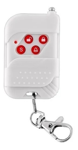 [2253] Control Remoto Inalámbrico Para Alarma Rf 433mhz 4 Canales Ic 1527