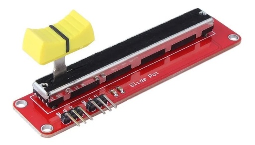 [2339] Potenciómetro Lineal Deslizable 2 Canales Y 10K Arduino, PIC