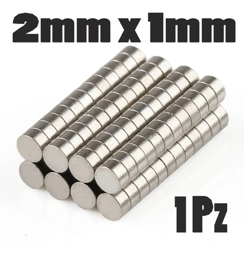 [2420] Imán Neodimio 2mm X 1mm Potente Broche N35