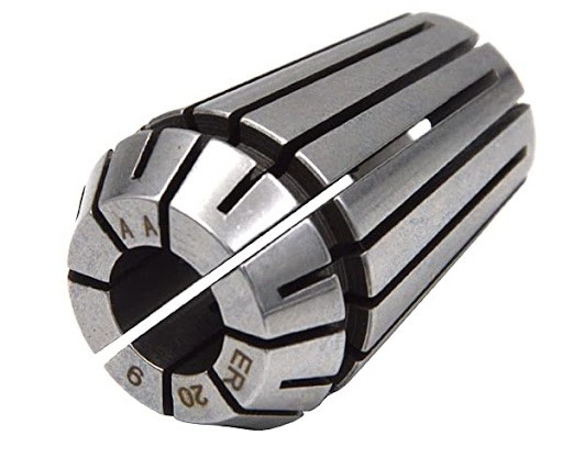 [2468] Mordaza Para Motor Spindle Motor ER20 9mm CNC Chuck Collet