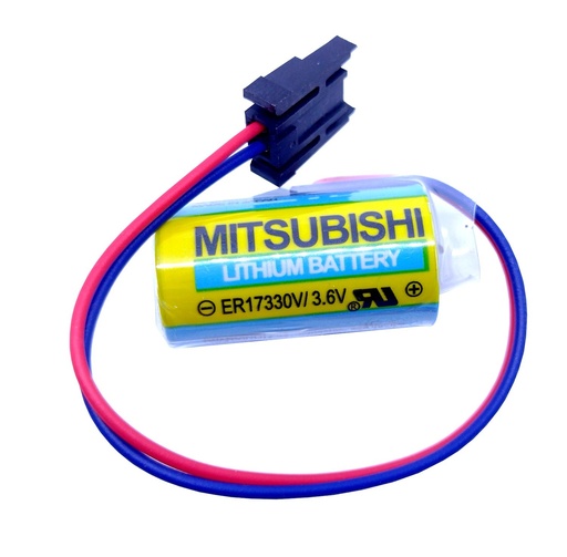 [2538] Pila Batería Mitsubishi Lithium A6BAT ER17330V 3.6V 2000mAh Conector Negro W