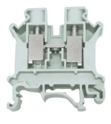 [2595] Clema Eléctrica De Conexión Borne UK-10N Rail Din 35mm Uk10n