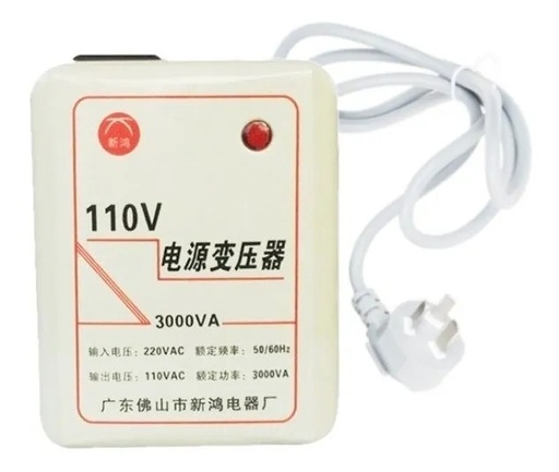 [2617] Transformador 110v/130v A 220v/260v 3000Watts - 3kw Convertidor