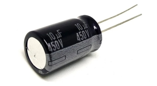 [2796] Capacitores Electrolíticos 10uf A 450v
