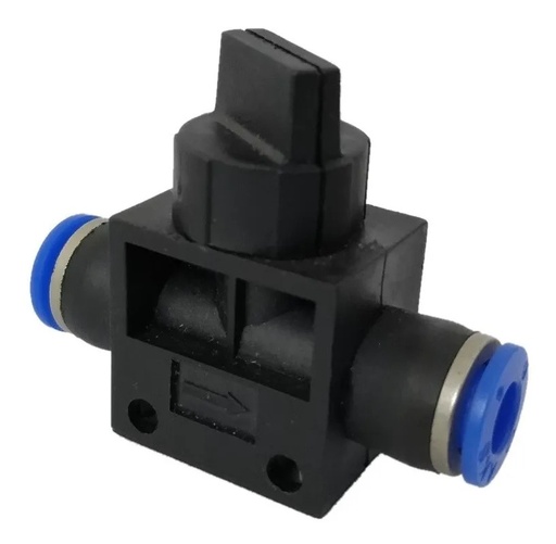 [2837] Válvula Neumática de Cierre 6mm conexión Rápida Modelo HVFF06