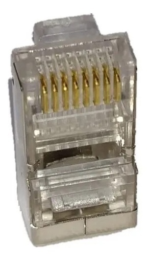 [2901] Plug Rj45 Cat 6 Conector Cable Red FTP / UTP