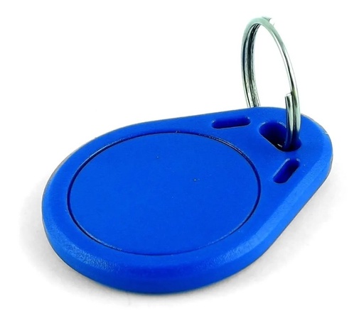 [2912] Llavero De Proximidad RFID 13.56MHz Código Ãšnico Universal Color Azul