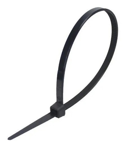 [2935] Cinchos De Plástico 1 pza 4x200mm Negro