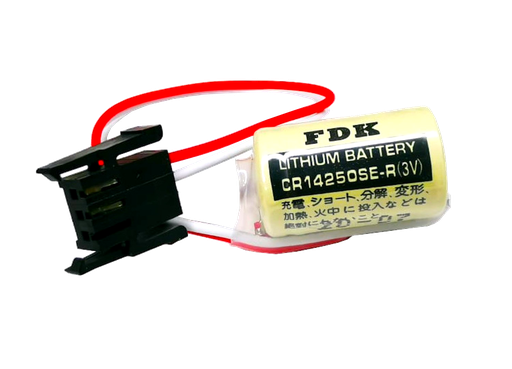 [3035] Pila Batería FDK FUJI 14250 CR14250SE 3V 850mAh Conector Negro