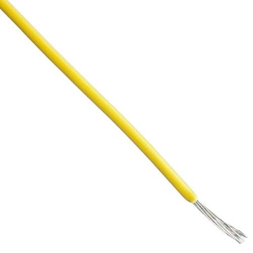 [3107] Cable Estañado Calibre 22 Amarillo
