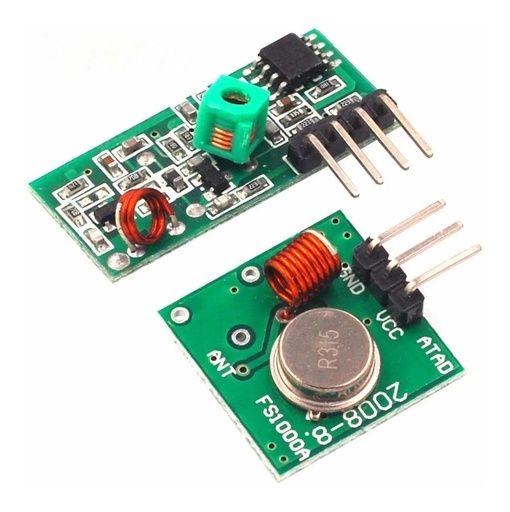 [3125] Módulo Transmisor Receptor 315 MHz Inalámbrico RF Radio Frecuencia