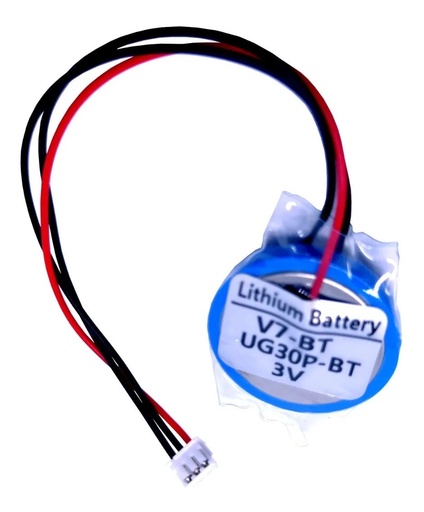 [3135] Pila Batería FDK FUJI V7-BT UG30P-BT 3V 610mAh Conector Blanco