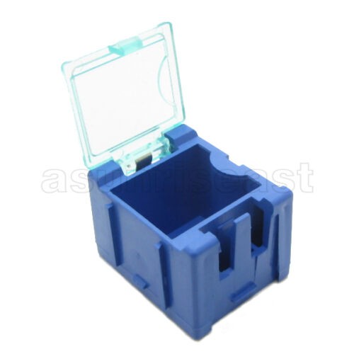 [3197] Caja Plástica Organizadora para componentes SMD SMT Azul