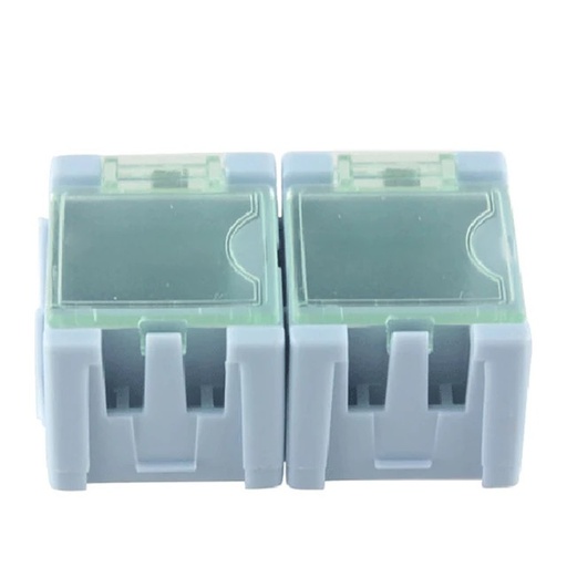 [3201] Caja Plástica Organizadora para componentes SMD SMT Gris