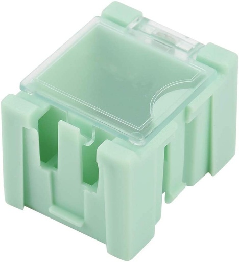 [3202] Caja Plástica Organizadora para componentes SMD SMT Verde