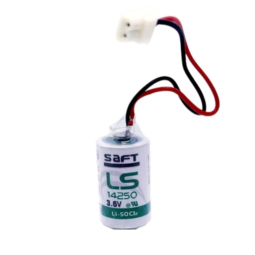 [3224] Pila Batería Saft 14250 LS14250 3.6V 1200mAh 1/2AA Reemplazo Para ALLEN BRADLEY 2090-DA-BAT
