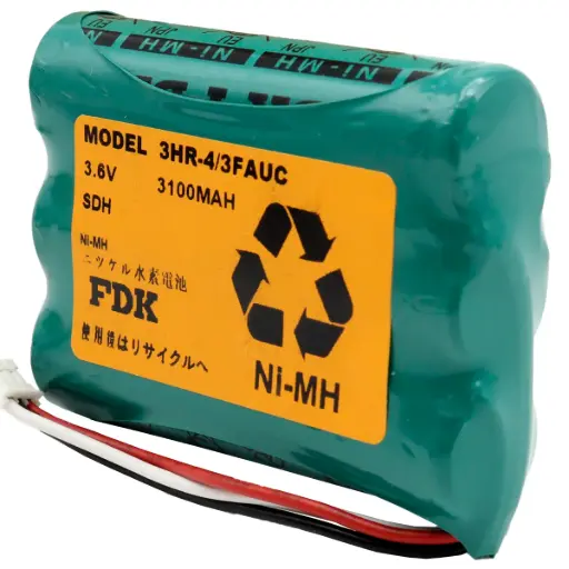 [3240] Pila Batería FDK FUJI 3HR-4/3FAUC 3.6V 3100mAh Conector Blanco Mediano 3 Pines