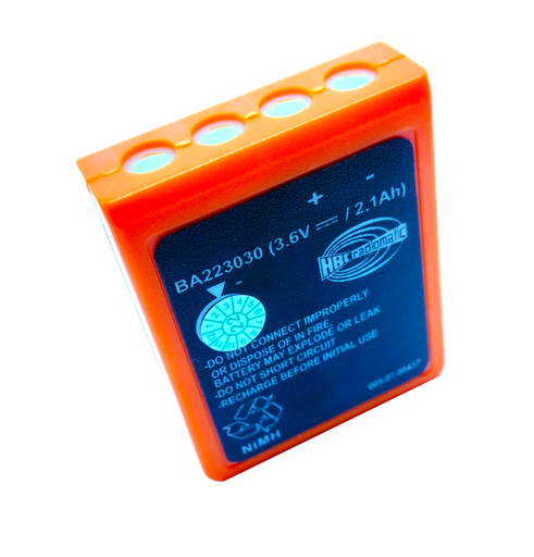 [3254] Pila Batería Recargable HBC RADIOMATIC BA223030 3.6V 2100mAh Para 005-01-00437 NIMH FUB06N BRC058 Recargable