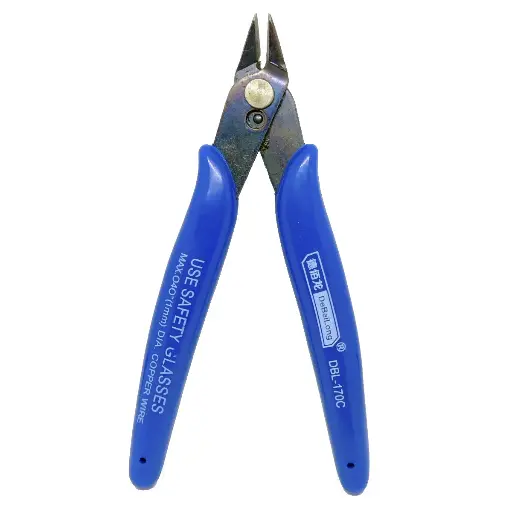 [3340] Pinza De Micro Corte DBL-170C Azul .040 (1mm) MAX