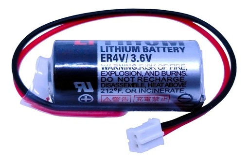 [3358] Pila Batería Toshiba ER4V 3.6V 1200mAh Conector Blanco Pequeño Reemplazo De B9900BR