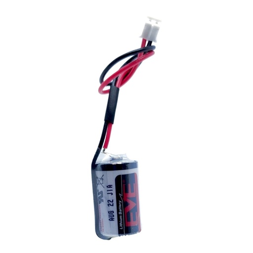 [3411] Pila Batería Eve Energy ER14250 14250 3.6V 1250mAh 1/2AA Conector Blanco Pequeño