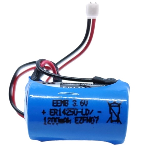 [3426] Pila Batería EEMB 14250 ER14250-LD 1/2AA 3.6v 1200mAh Conector Blanco Mini