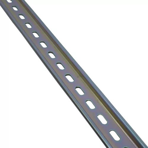 [3471] Riel Din Perforado Wkdq Medidas: Ancho 35mm, Largo 2mt.