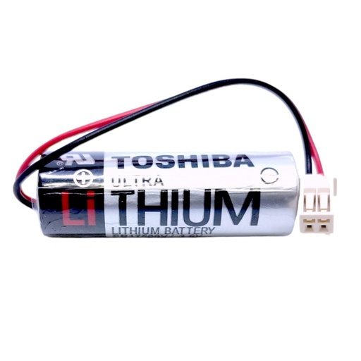 [4608] Pila Batería Toshiba 17500 ER17500V 3.6V 2700mAh Conector Blanco