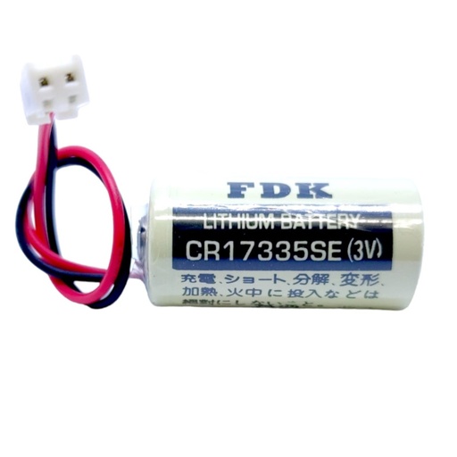 [4607] Pila Batería De Litio FDK FUJI R13B060003 CR17335SE 3V 1800mAh Conector Blanco