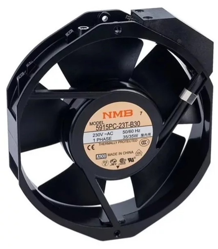 [4660] Ventilador NMB-MAT 5915PC-23T-B30 A00 230V 35/35W 172 x 38x 150mm con 2 pines de alimentación