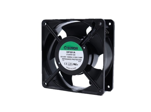 [4683] Ventilador SUNON DP201A 2123HST.GN 220-240V 0.125/0.11A 120mm x 120mm x 38mm con dos pines