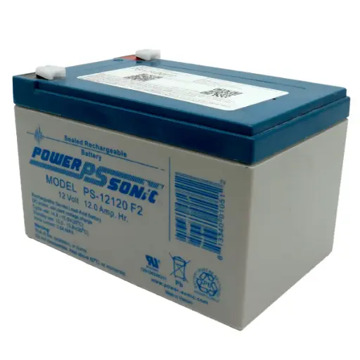 [4790] Pila Batería Power Sonic PS-12120F2 PS-12120-F2 12V