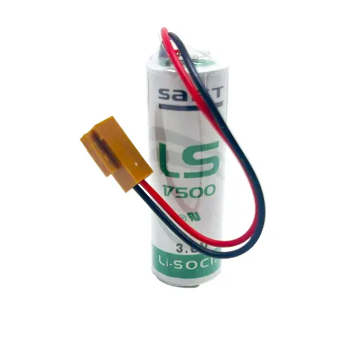 [4801] Pila Batería Saft 17500 LS17500 410679-0010 3.6V 3600mAh Conector Marrón Grande