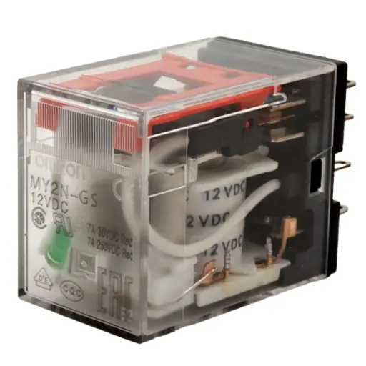 [4845] Socket OMRON Ptf08a Con Relevador MY2N-GS Bobina 12V DC 8 Pines