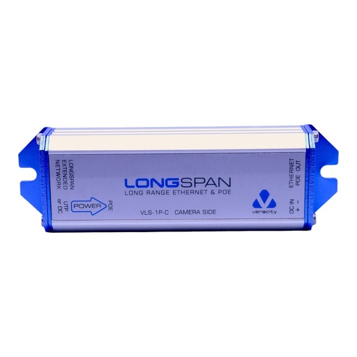 [4856] Transceptor Veracity Longspan VLS-1P-C Extensor de Rango POE CCTV