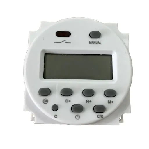 [4884] Timer Relay CN101A Temporizador Digital Acuario Incubadora Blanco 12V