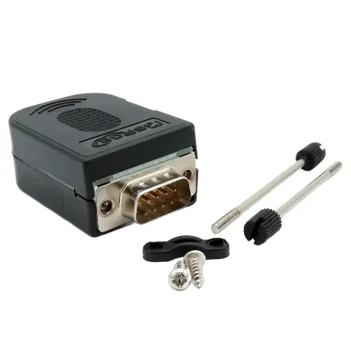 [4796] Conector Adaptador Macho CAMDB9RC DB9 RS232 Serial Terminal Con Clemas 