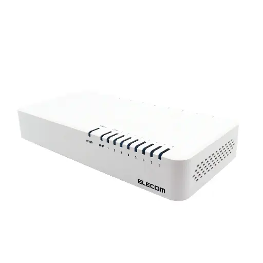 [5024] Switch Conmutador Hub ELECOM EHC-F08PN-JW 8 Puertos