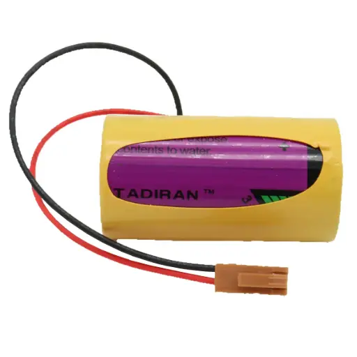 [5052] Pila Batería Tadiran 5920 TL-5920 ER26500 3.6V 8500mAh Tipo C Conector Marrón