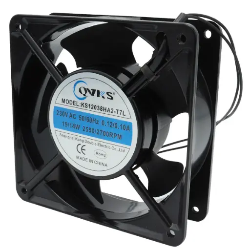 [5097] Ventilador QVKS KS12038HA2-T7L 230V AC 50/60Hz 0.12/0.10A 19/14W 2550/2700RPM 120mm