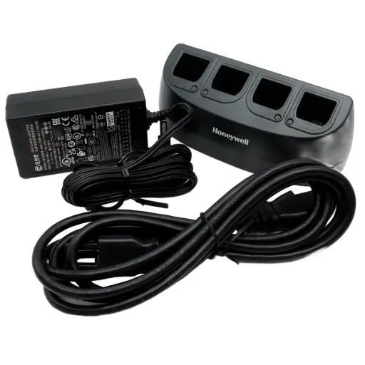 [5103] Cargador de Baterías Honeywell MB4-BAT-SCN01NAD0 MB4BATSCN01NAD0 4 Baterías Escáner
