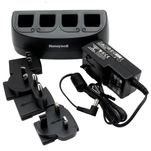 [5104] Cargador de Baterías Honeywell MB4-BAT-SCN01NAW0 MB4BATSCN01NAW0 4 Baterías Escáner