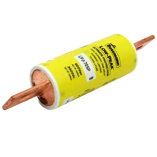 [5151] Fusible Cerámico Eaton Bussman Copper LPJ-70SP 600V AC 300V DC 70A Clase J Doble Elemento Con Retardo