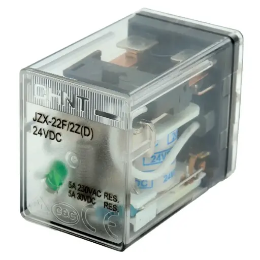 [5204] Relevador 8 Pines JZX-22F/2Z(D) 24V DC 