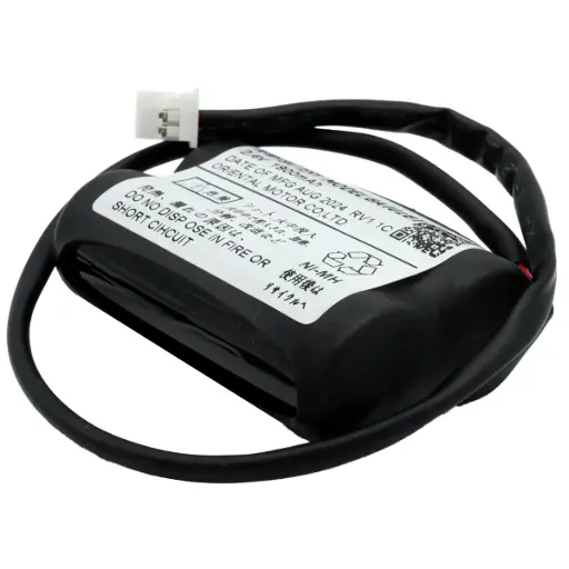 [5219] Pila Batería Oriental Motor BAT01BT 2.4V 1900mAH Ni-MH Conector Blanco 3 Pines