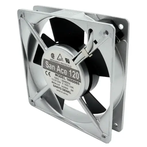 [5233] Ventilador Sanyo Denki SanAce120 109S085 100V AC 0.14A 12W 120mm x 120mm x 26mm Con Pines