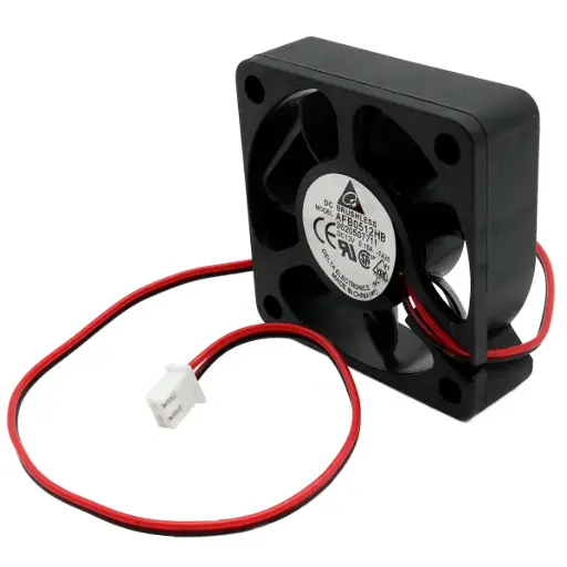 [5236] Ventilador Delta Electronics AFB0512HB 12V 0.15A 1.8W 50mm x 50mm x 15mm Conector Blanco 2 Pines